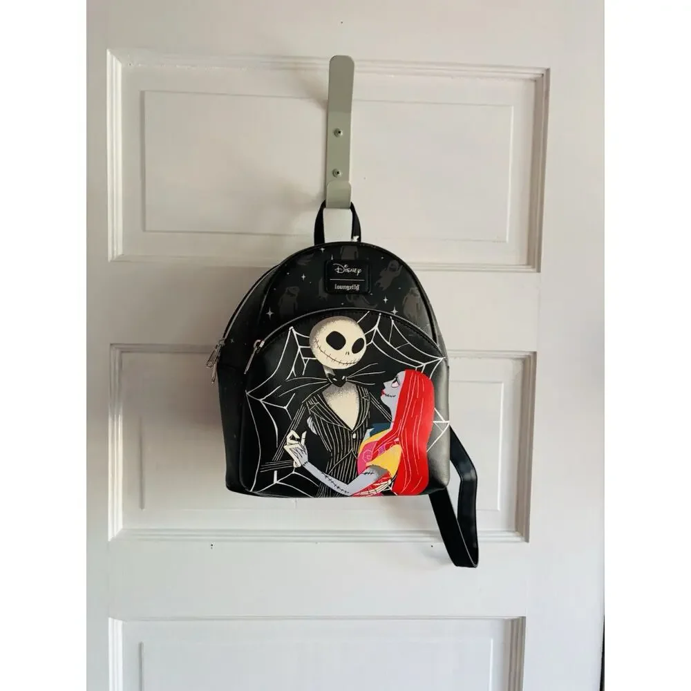 NWTLoungefly The Nightmare Before Christmas Jack & Sally Spiderweb Mini Backpack
